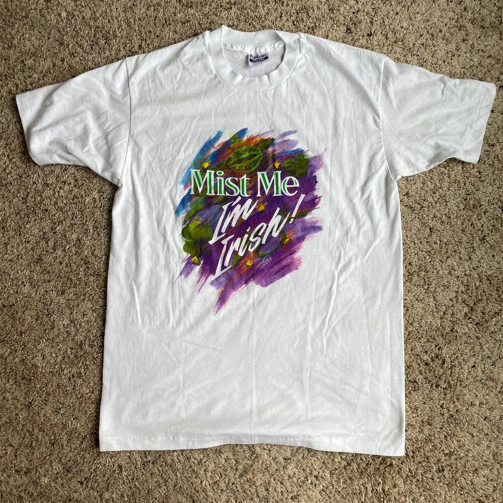 Hanes “Mist Me I’m Irish” Vintage T-Shirt Size L
